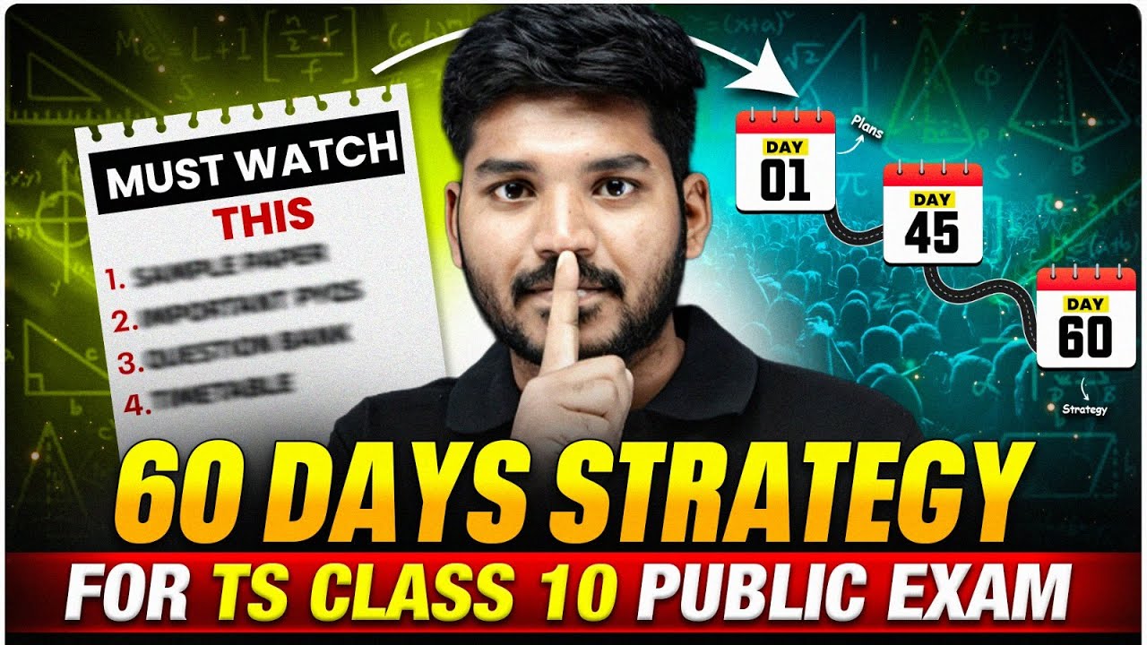 60 Days Complete Roadmap | TS Class 10 Board Exams | Bhaskar Anna