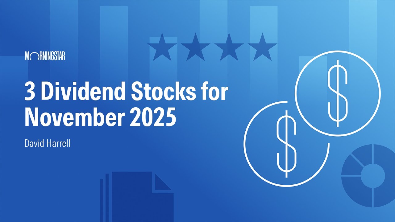 3 Dividend Stocks for November 2025