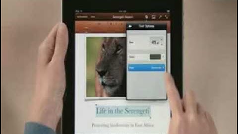 Apple - iPad - App 2 - Pages