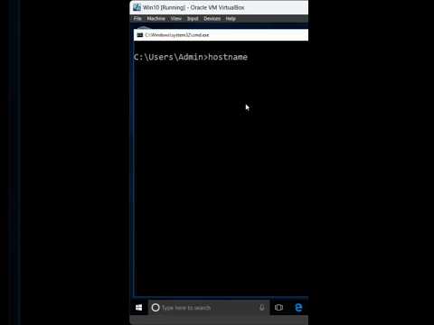 "hostname" command - Find Computer Name  #shorts #shortsfeed