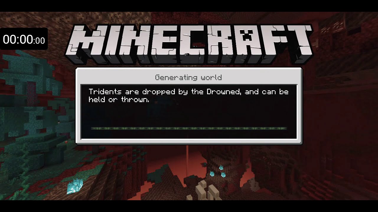 minecraft speedrun any% random seed glichless failed two attempts - YouTube