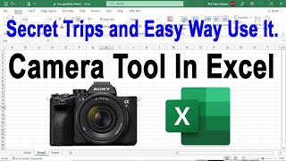 Excel Secret Camera Feature Tip and Trick