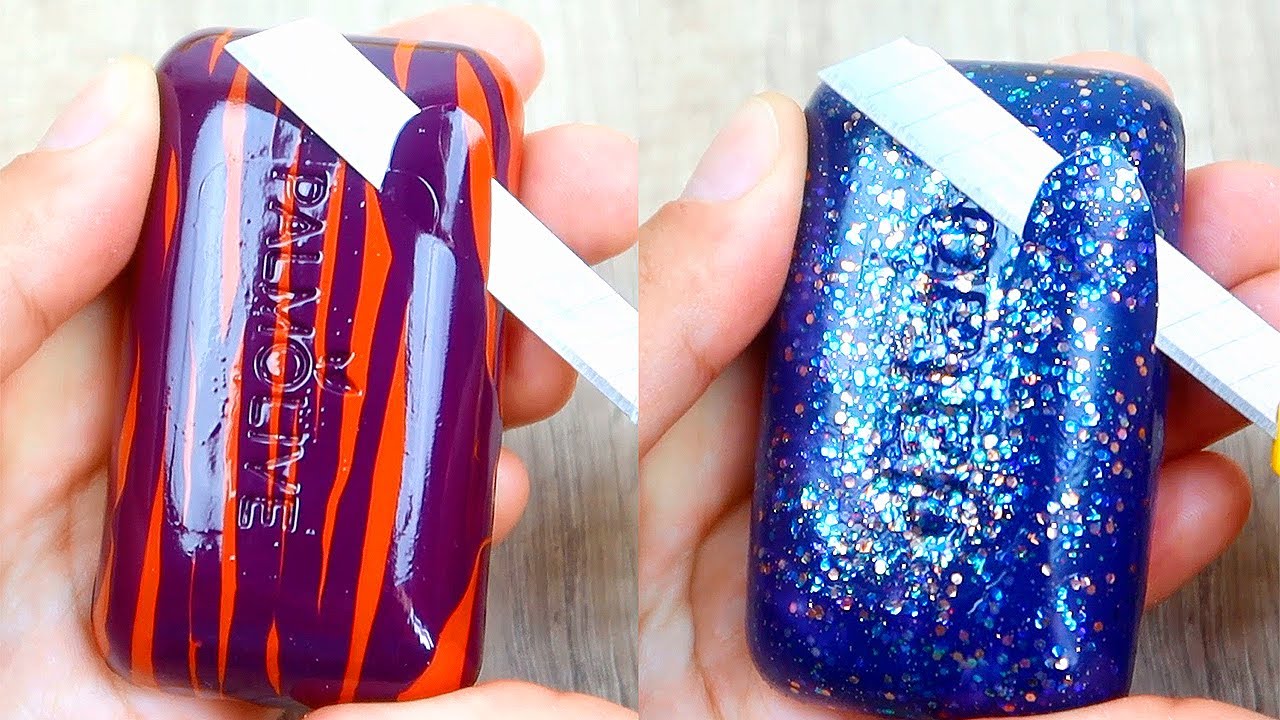 Relaxing Soap Carving ASMR. Satisfying Soap Cutting. Jabón Relajante Tallado.  Corte de jabón - 95