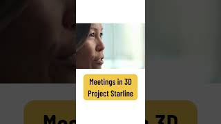 Project Starline from Google #ai #technology #futuretech #3d #3dmeetings #onlinemeetings #google