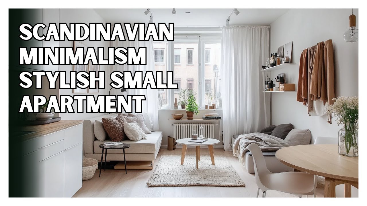 Scandinavian Minimalism: The Key to a Stylish Small Apartment - YouTube