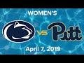 Game of the Week - 2019 Women's Club Season - Penn State vs Pittsburgh