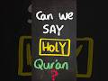 Can we say the holy quran arabic101 quran learnquran tajweed