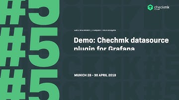 checkmk conference #5 -  Checkmk datasource plugin for Grafana