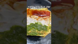 Happy Republic Day 🇮🇳 | National Flag creativity | Bread Omelette | Jaihind🇮🇳#republicday #viral