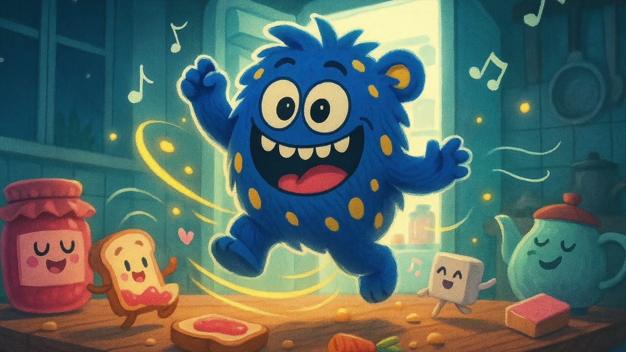 Бармаглот 🧸 | Весёлая песенка для детей | Про пушистого монстрика Бармаглота | Funny Song