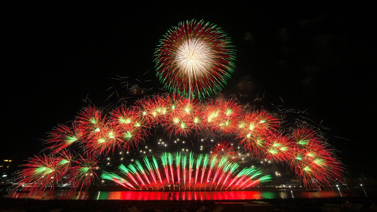 4k なにわ淀川花火大会18総集編 Youtube