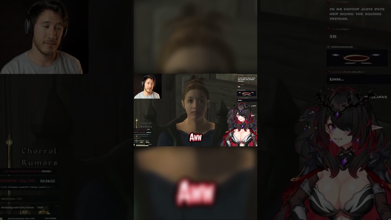 Реакция Элары на челлендж Markiplier «Попробуй не засмеяться» 13