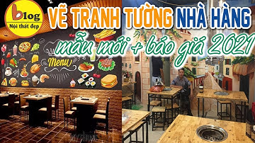Vẽ tranh tường nhà hàng - điểm nhấn mang phong cách riêng cho bạn
