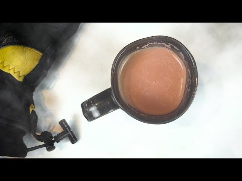 Raspberry Hot Cocoa in a Vitamix!