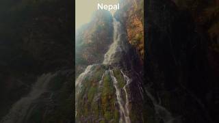 the most beautiful waterfall in Nepal,vlog waterfall nepal nature
