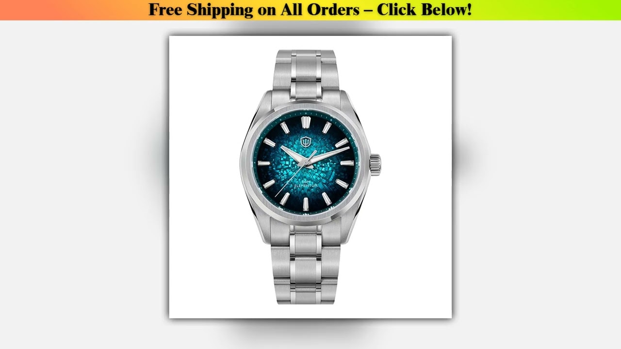 Watchdives WD0003C Quartz Watch VH31 Sweep Seconds Movement 38mm ice Crack Dial Sapphire Luminous