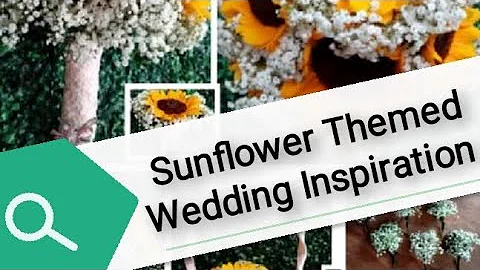 Sunflower Themed Wedding Inspiration