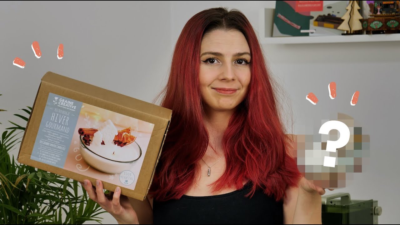 J'ai fait une bougie parfaite pour Noël ! 🎅