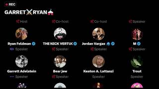 Garrett Adelstein & Ryan Feldman get into a HEATED argument on Twitter/X Spaces (yelling & cussing)