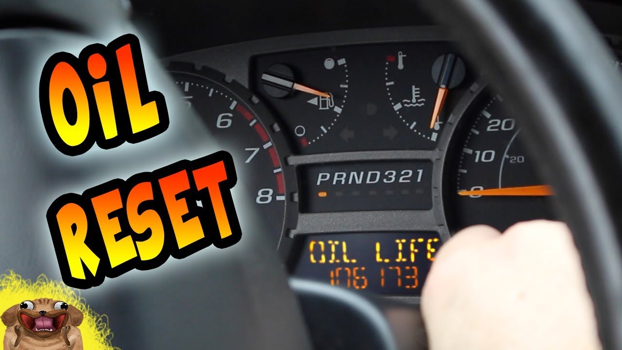 GMC Canyon Chevy Colorado Oil Life oil reset FAST AND EASY YouTube