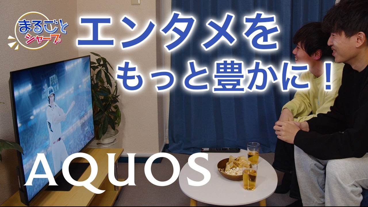 Living alone, share entertainment with friends on a big-screen TV
