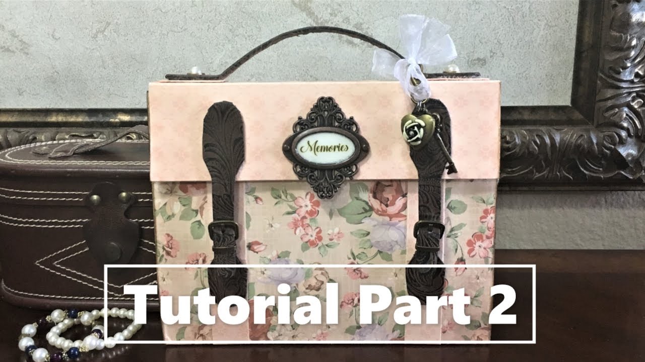 Part 2 - Suitcase Mini Album Tutorial - YouTube
