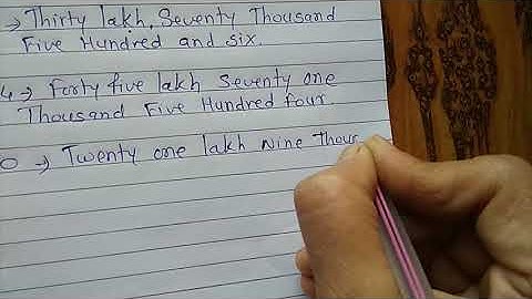 SSC Board 5th Standard | Number Works | Introducing 7 Digit Number