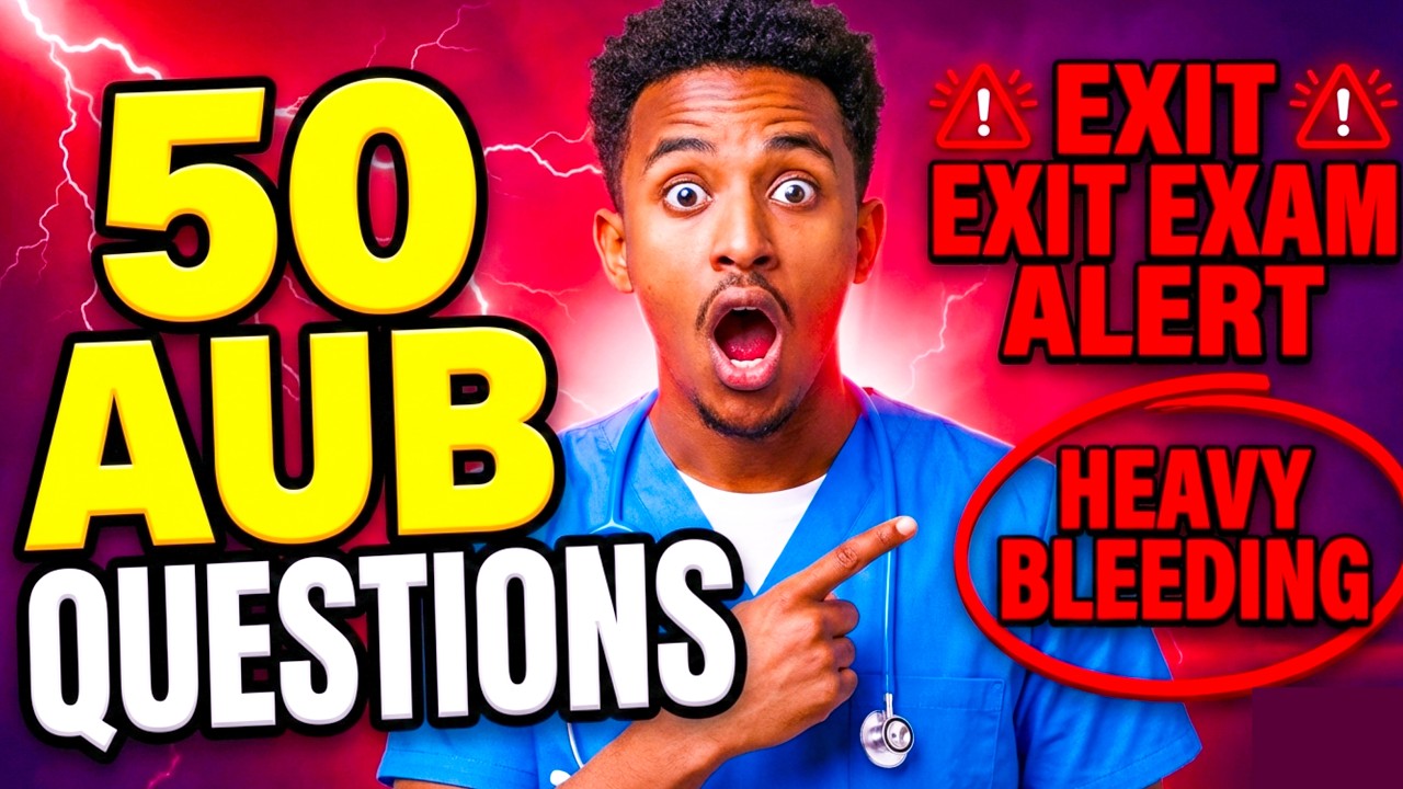 || TEST YOUR SELF 50 ABNORMAL UTERINE BLEEDING QUIZ 11