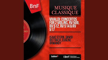 Concerto for 2 Violins in C Minor, RV 509: III. Allegro