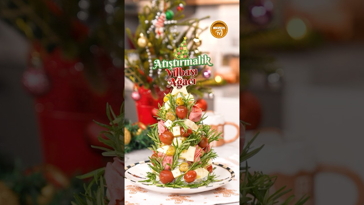 Yılbaşı Sofranızın Yıldızı: Atıştırmalık Yılbaşı Ağacı Tarifi 🎄