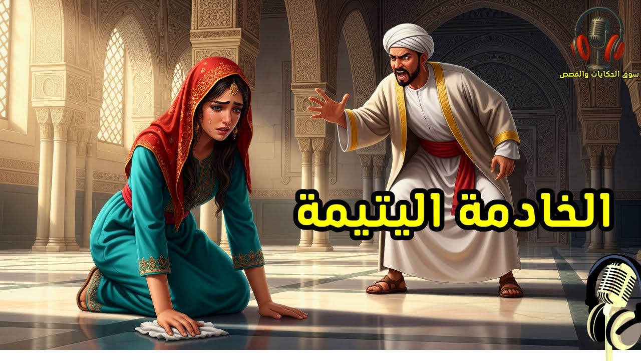 قصة الخادمة اليتيمة، من القصص المشوقة قبل النوم، ضع السماعات واستمع، سوق الحكايات والقصص