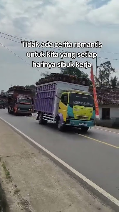 konvoi truck sawit tembus pagi #trukoleng #automobile #storywa #truckmaniaindonesia #shortvideo