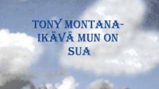 Tony Montana-Ikävä mun on sua chords