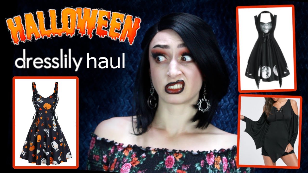 HALLOWEEN DRESSLILY HAUL- MY SUBSCRIBERS PICK MY CLOTHES! 😮 🎃