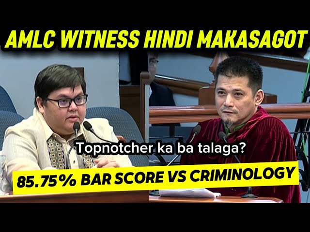 BAR TOPNOTCHER ATTY.BUENAVENTURA HINDI MAKASAGOT SA TANONG NI SEN.JUDGE ROBIN