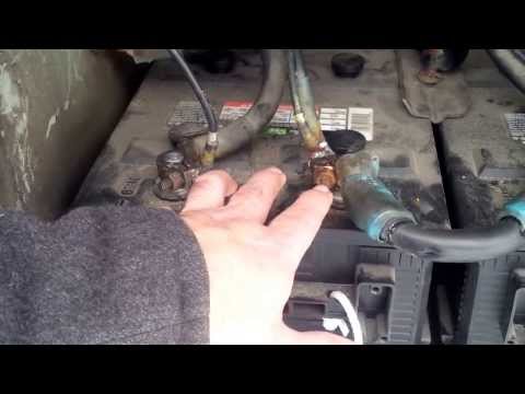 How to charge a 24 volt battery system on a D series MCI Motorcoach / Bus