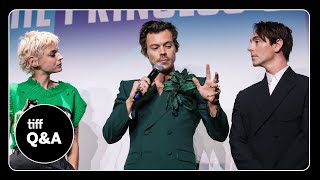 MY POLICEMAN Q&amp;A with Harry Styles, Emma Corrin, David Dawson | TIFF 2022