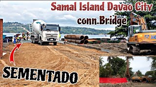 SIDC- Samal Island Davao City Conn.Bridge Update | Goodnews ito may ginawa ng pag semento sa daan🇵🇭