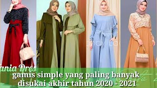 GAMIS TERBARU, MODEL GAMIS POLOS YANG AKAN TREND DI 2022