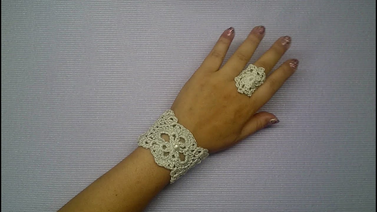 BRACELETE EM ABACAXI EM CROCHÊ MUITO FÁCIL+ DICAS