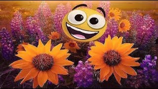 Een roos in een bloementuin. (mijn 587.) Roos lilleaias. (minu (587.)