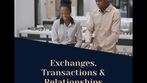 Mastering Business Interactions: Exchanges, Transactions, and Relationships