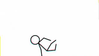 Dans Eden Çöp Adam Animasyon