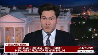 Hugo Lowell says Trump wasn't expecting Colorado ruling