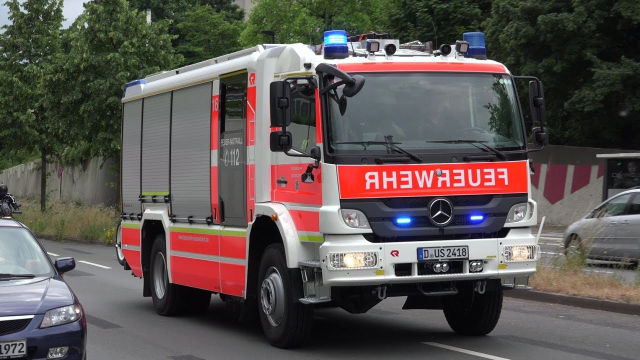 NEUFAHRZEUG: - HLF 20 - [FEUERWEHR DÜSSELDORF ~ FF GARATH] - Einsatzfahrten & Fahrzeugvorstellung -