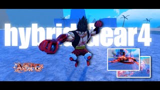 Obtaining the NEW ( final hybrid: gear 4th ⛩️🐍) in A One Piece Game roblox...