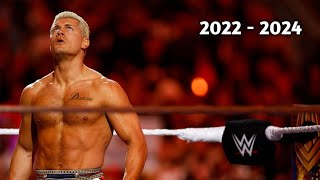 All Of Cody Rhodes WWE PPV Match Card Compilation After Return (2022 - 2024)