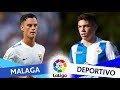 Malaga vs Deportivo La Coruna LaLiga 2017-2018 Matchday 12