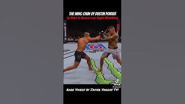 Dustin Poirier Wing Chun Fighting Techniques for Trapping & Blocking UFC Fight Clip Rare Javier TV
