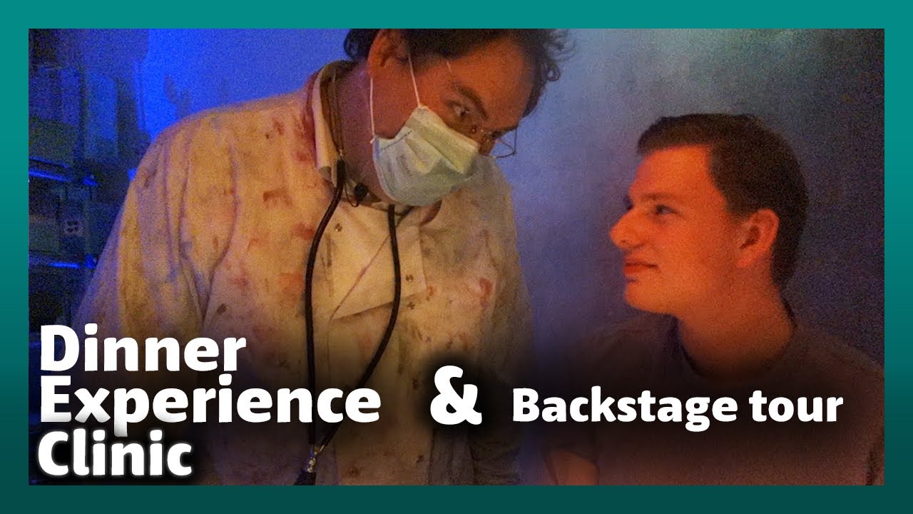 Dinner Experience in The Clinic & Backstage Tour - Halloween Fright Nights 2021 Walibi Holland